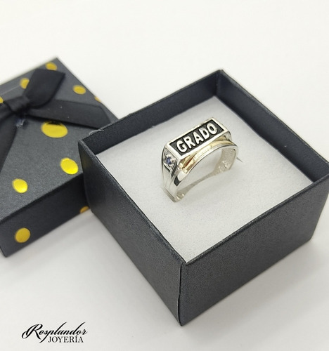 Anillo Grado Caballero En Plata925 Y Oro Laminado 