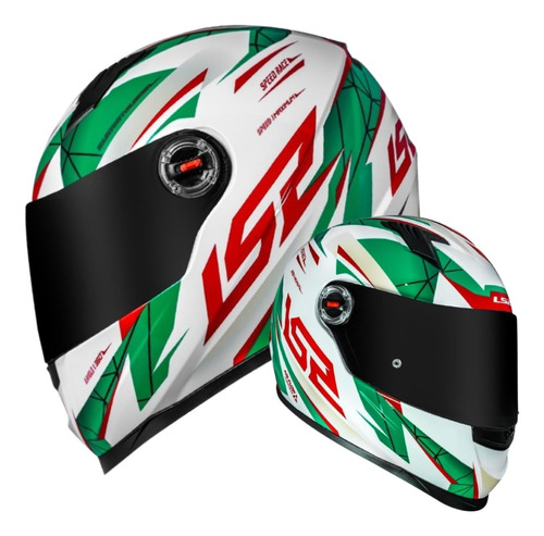 Capacete Ls2 Ff358 Draze Masculino Esportivo Lente Anti-uv