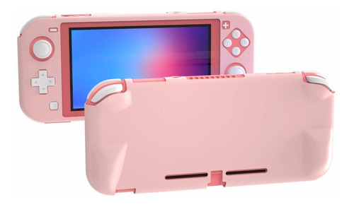 Carcasa Rosa Para Nintendo Switch Lite Desmontable Plastico