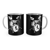 Caneca Bateria Instrumento Musical Baterista Mod 3