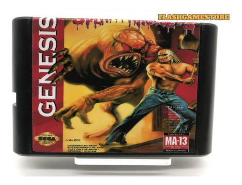 Mega Drive Jogo - Genesis - Splatterhouse 3 Paralelo