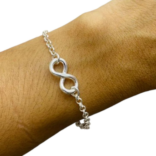 Pulsera Plata 925 Regalo Mujer Infinito Aniversario