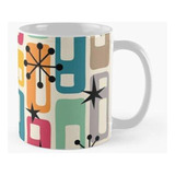 Taza X4 Mid Century Modern Atomic Sparkles 151 Calidad Premi