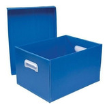 Caixa Organizadora The Best Box G 437x310x240 Az Polibras Cor Azul