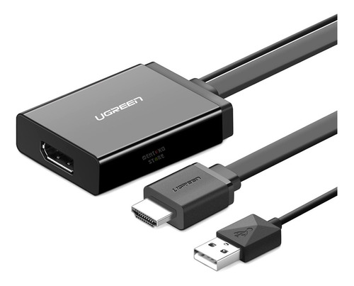 Ugreen Conversor Hdmi + Usb Para Displayport 4k Full Hd 50cm