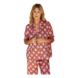 Pijama Camisa Pantalon Saten Nina Sweet Lady By Mery 9620-24