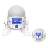 Suporte Mesa R2d2 Star Wars Alexa Echo Dot 4ª Branco E Azul
