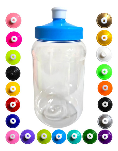 Cilindro Bules 50 Pzas Dulces Fiesta Bolos 500ml Tapa Chupón | Envío gratis