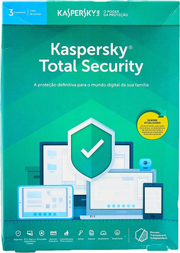 Kaspersky Total Security - 1 Dispositivo - Envio Imediato