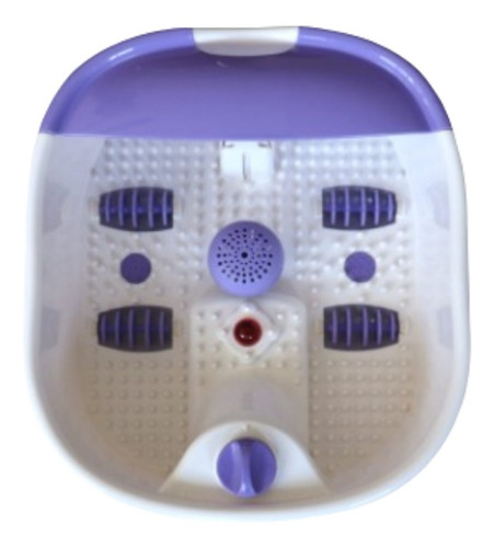 Masajeador De Pies Spa Masaje Baño Burbujas Rodillos Shiatsu Color Blanco