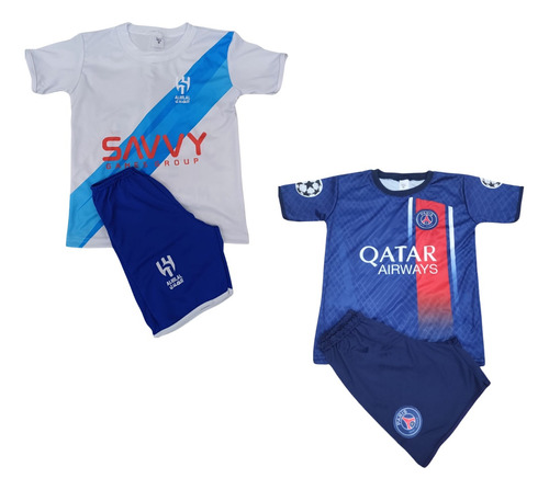 Conjunto Infantil Neymar +cristiano Ronaldo Time Futebol