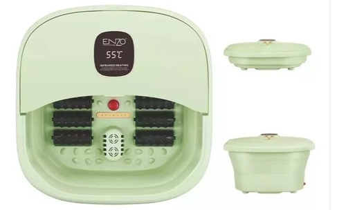 Enzo® Tina Spa Para Pies Eléctrica Baño Plegable Burbujas