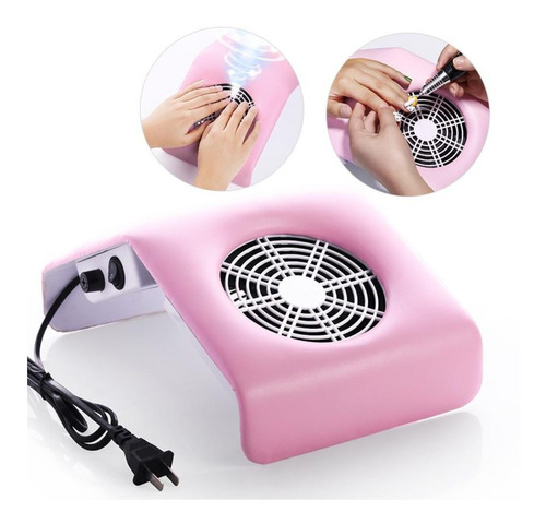 Ventilador Extractor Polvo Uñas Limpiador Manicura