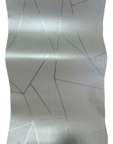 Papel Vinilo Adhesivo Geométrico Gris 10 M X 45 Cm Tapiz