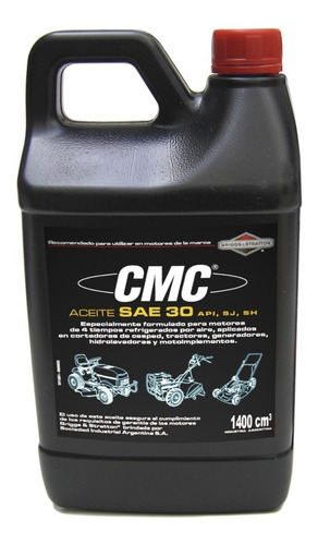 Aceite 4t Para Cortacésped, Tractores, Generadores Cmc 1.4l