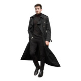 Gabardina Larga En Poliéster Otoño/invierno Para Hombre