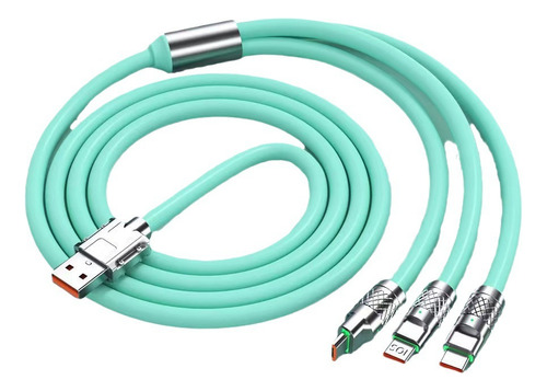 Cable De Carga Rapida Usb 3 En 1 Para Samsung Tipo C Micro