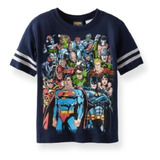 Polera Liga De La Justicia Original All The Heroes Dc Comics