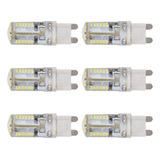 Lámpara De Pared, 6 Unidades, G9, 58 Led, 6 W, 220 V, Silico