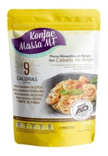 Cabelo De Anjo Konjac Massa Shirataki 270g Low Carb Emagreça