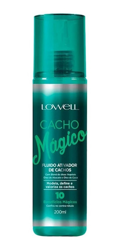 Ativador De Cachos Lowell Cacho Mágico - Abacate E Coco