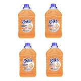 Detergente Matic Briks Naranja 5lt Pack 4un