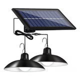 Lampara Led Solar Colgante Con Control 240w Cobertizo De Luz