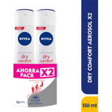 Oferta Desodorante Aerosol Nivea Dry Comfort X 150ml X 2und