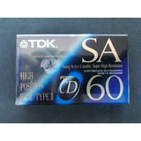 Fita Cassete Tdk Sa 60 Virgem