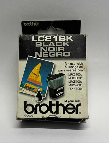 Cartucho Brother Lc21bk Negro