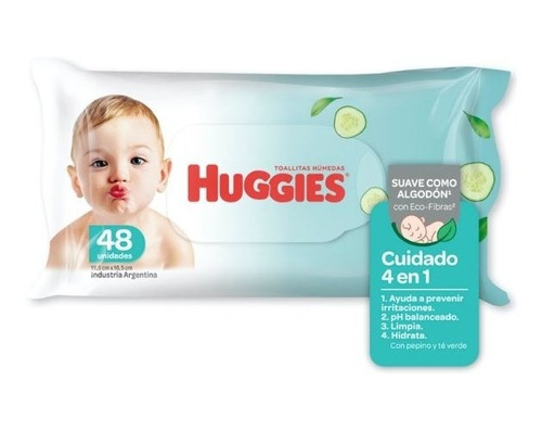 Toallitas Humedas Huggies Limpieza Total 48 Uni Packx12 