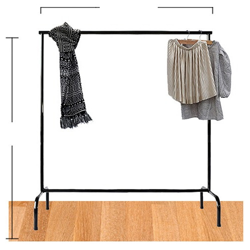 Rack-burro Organizador De Ropa Exhibidor Desarmable 120x 120