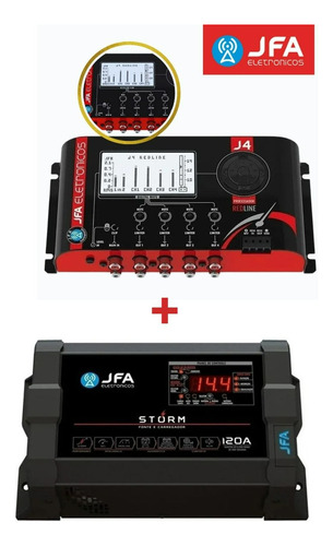 Processador Digital J4 Redline+fonte Carregador 120 Lite Jfa