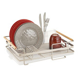 ~? Mdesign Modern Metal Kitchen Dish Drainer Drying Rack Con