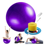 Pelota Fitness De Ejercicio Para Yoga Pilates 65cm Con Bomba