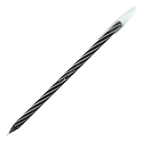 Caneta Spiro 17,5cm Cis 0,7mm Fina Esferográfica C/1 Unidade Cor Da Tinta Preta Cor Do Exterior Colorida