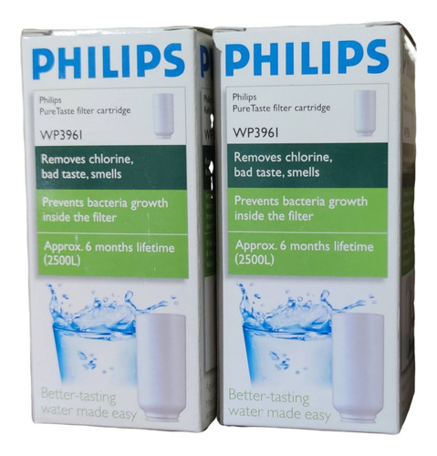 Repuesto De Filtro Purificador Philips Wp3861 - Wp3961 X 2 U