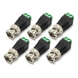 6x Balun Transceptor Cctv Conexión Bnc