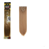 Extension De Cabello 100% Natural Luv Clip In 9 22 PuLG Comb Color #8-rubio Medio Dorado