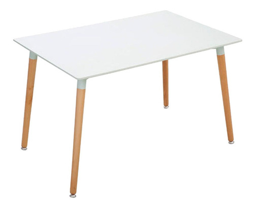 Mesa De Comedor Rectangular Madera Laqueada - Eames 140x80