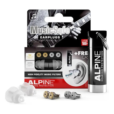 Tapones Auditivos Alpine MusicSafe Blanco 25 dB Hipoalergénicos Ajustables | Envío gratis