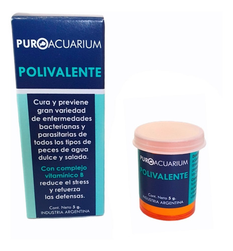 Polivalente Puroacuarium 5gr Acuario Para Peces Enfermos