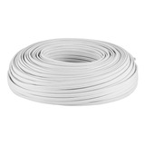 Cordón Duplex Flexible Spt 14 Awg Rollo 100m, Volteck, 46067 Color De La Cubierta Blanco