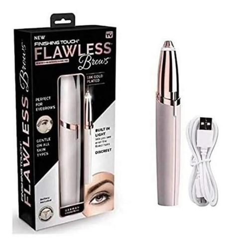 Depiladora De Cejas Painless Flawless Usb