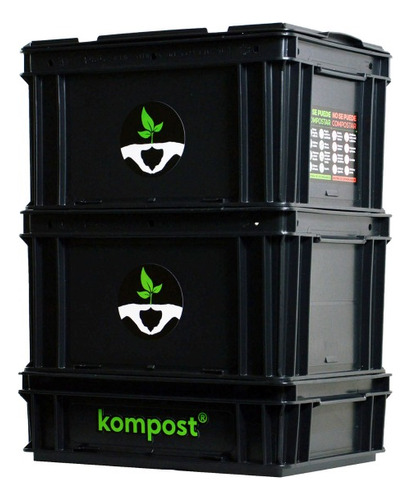 Compostera Urbana Balcón Domiciliaria Compost 40 L Kompost F