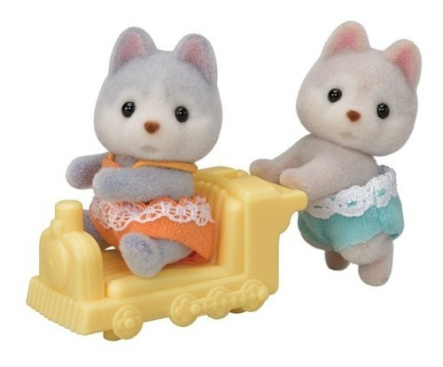 Husky Twins Cachorros Mellizos Sylvanian Families 5638