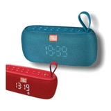 Parlante Reloj Bluetooth Speaker Radio Fm Sd Aux Portatil