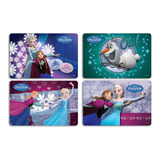 Kit 4 Peças Jogo Americano Infantil Frozen Disney Gedex