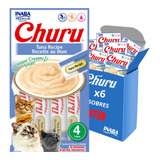 Churu Snack Sabor Atún Para Gatos Pack X6 Sobres