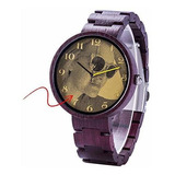 Reloj De Ra - Personalized Customized Wood Watch With Photo 